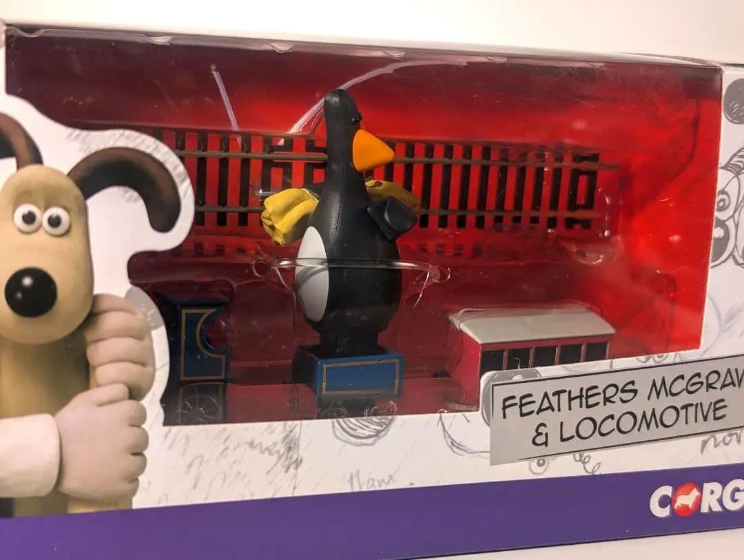 【新品未開封】ウォレスとグルミット 邦題「ペンギンに気をつけろ!」トレインセット