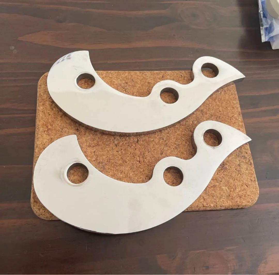 アルミ製ポリッシュマウンティングブラケット