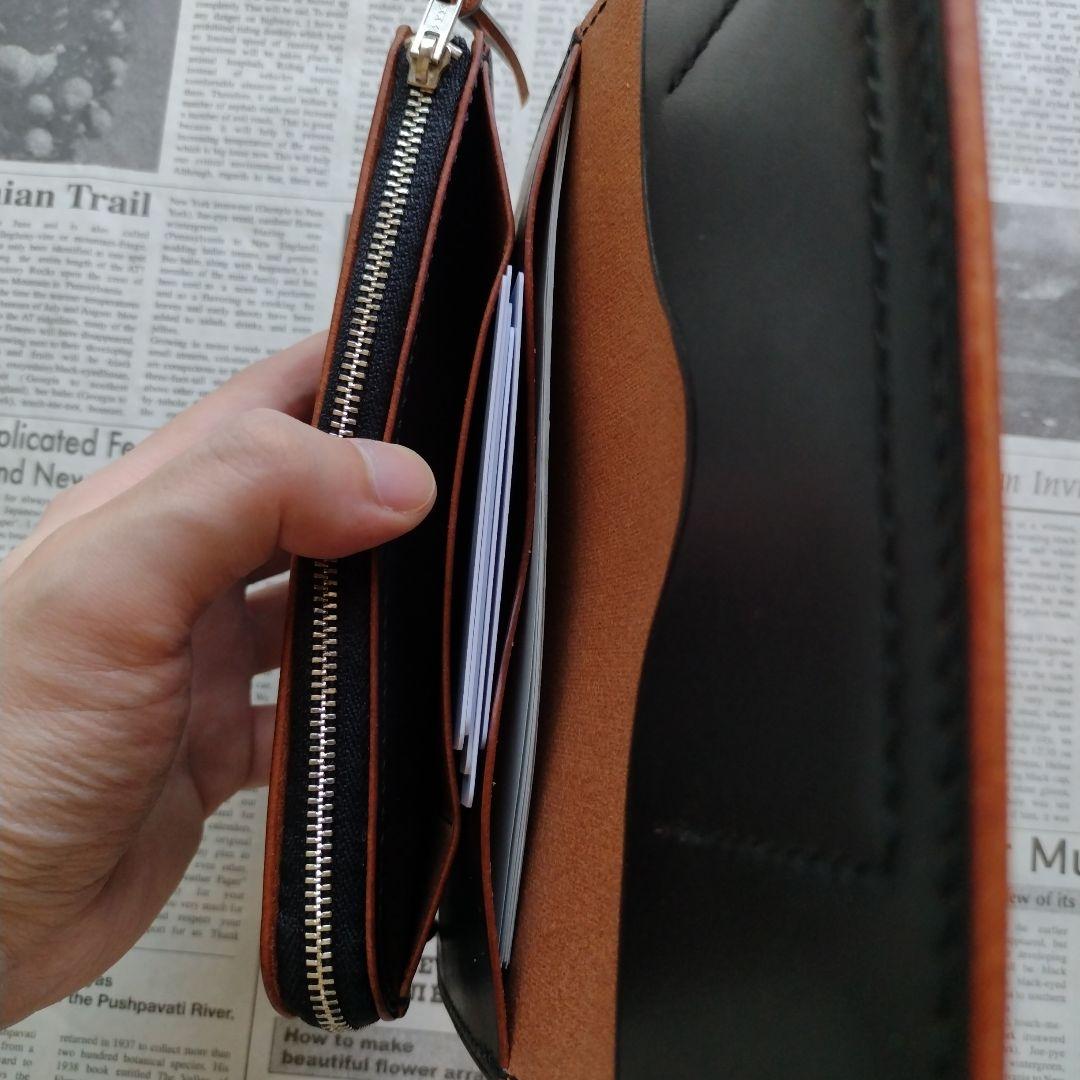 2.5層　ロングトラッカー　ウォレット　茶芯　栃木レザー