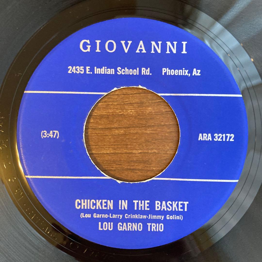 Lou Garno Trio 7インチレコード 2曲収録