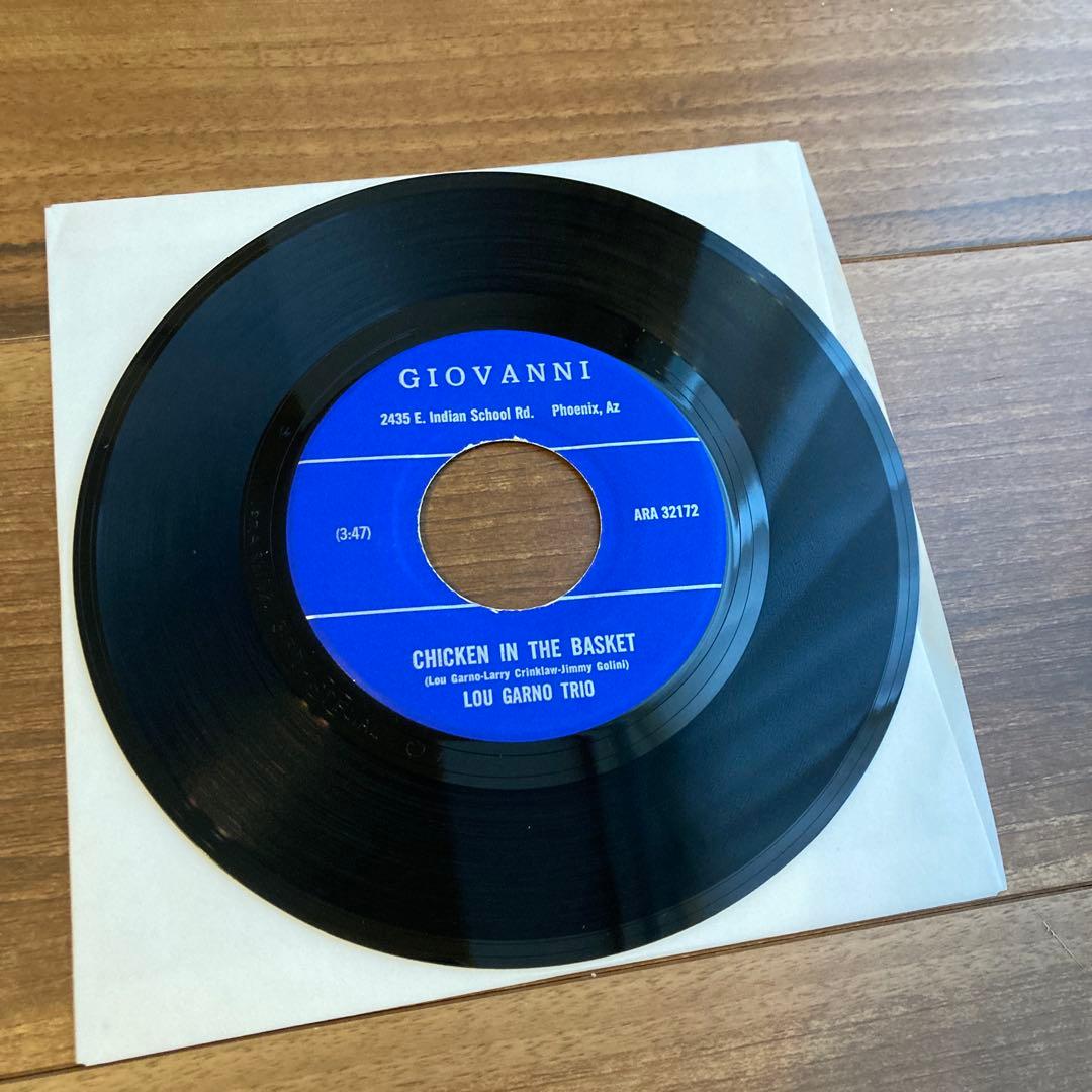 Lou Garno Trio 7インチレコード 2曲収録