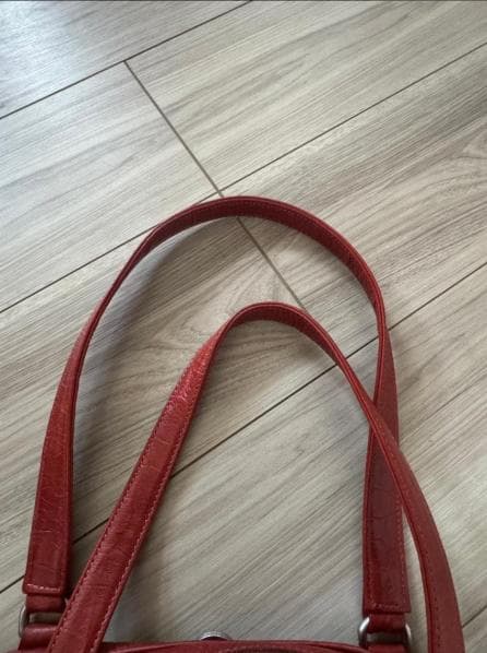 美品✨ アニアリ クロコ型押し レザー ボストンバッグ