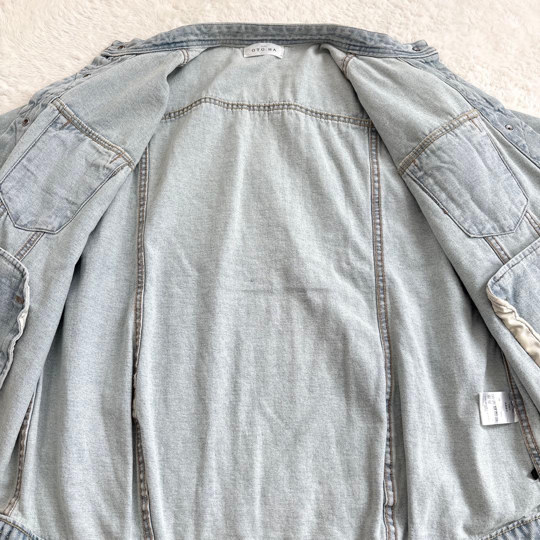 【美品】PLUS OTO.HA プラスオトハ バックコクーン Gジャン デニム