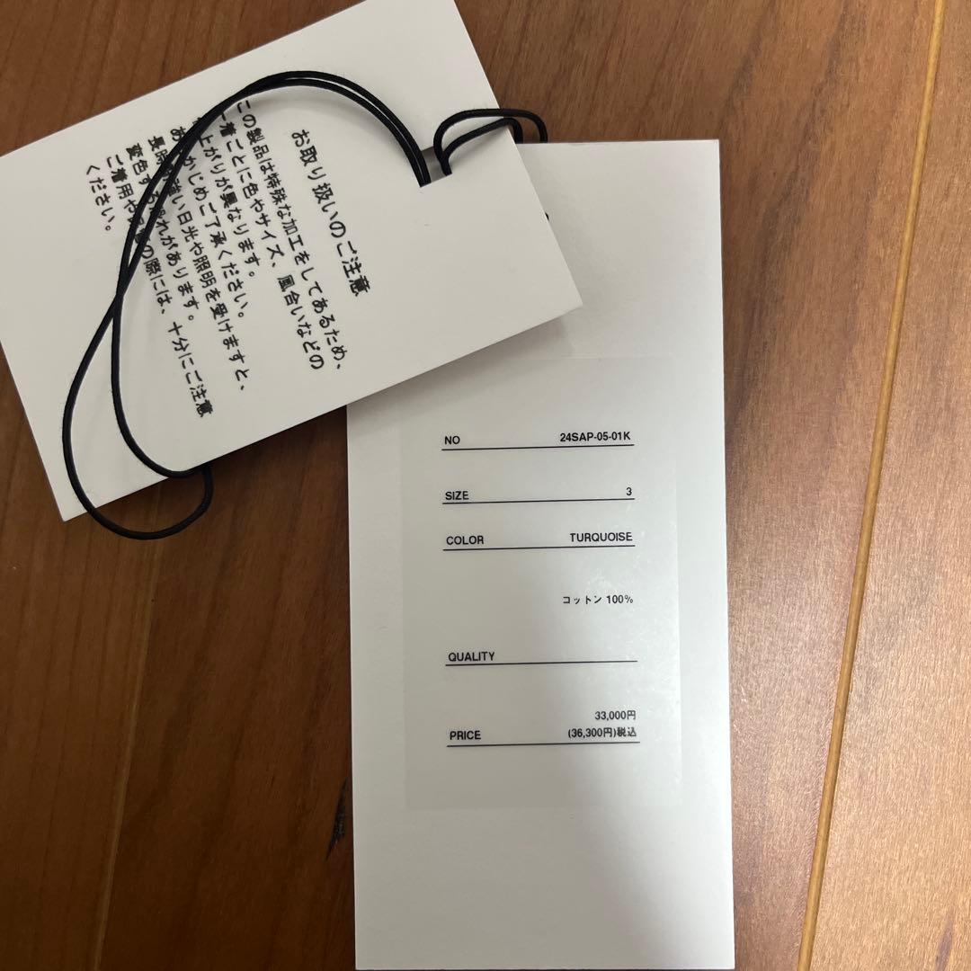 アプレッセ24SS Vintage Sweatshirt TURQUOISE