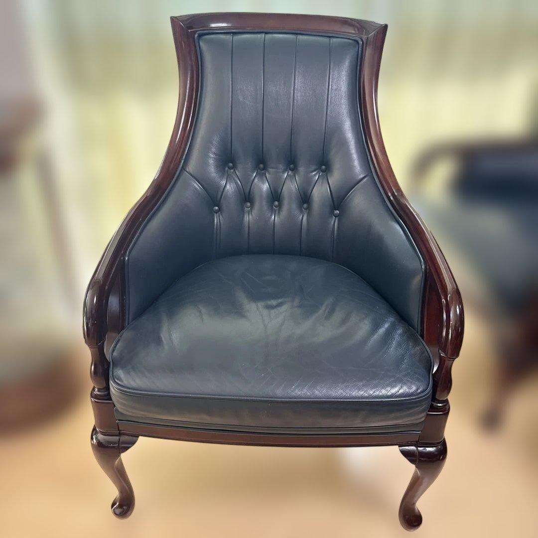 マルニ　ケントコートシリーズ　1脚　レザー1人掛けソファ②