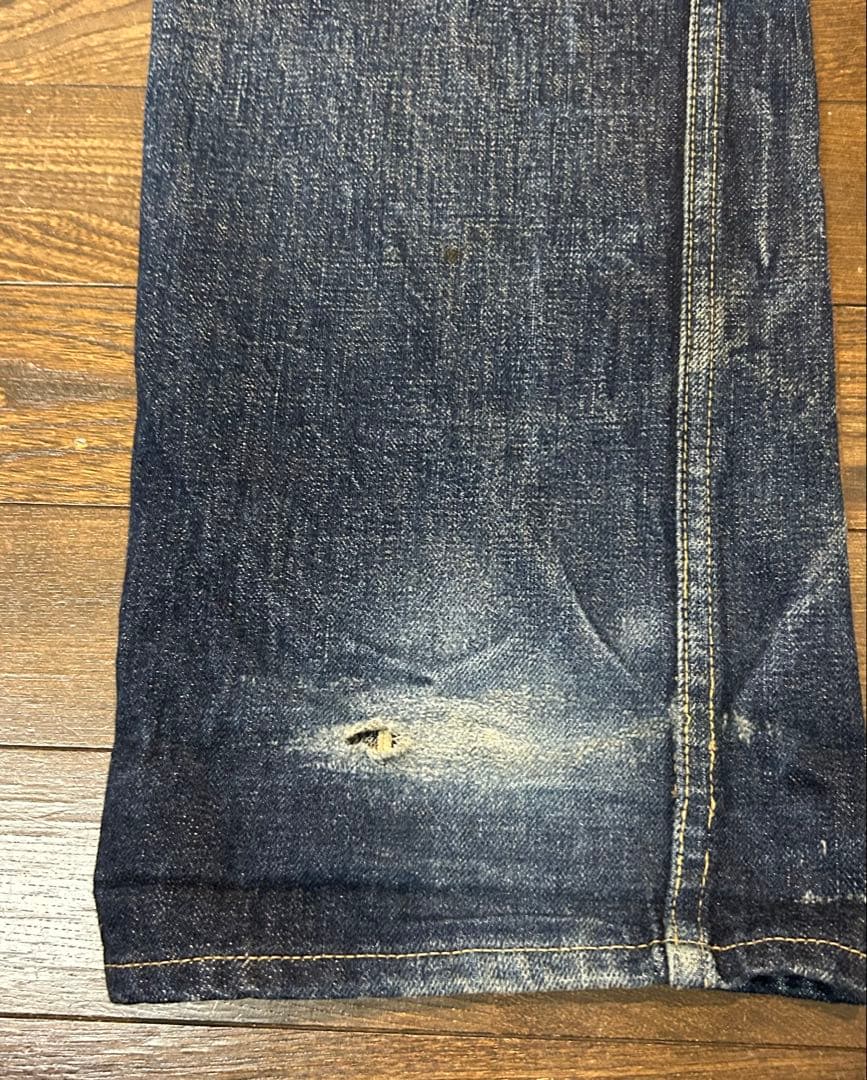 バブたん　ウェアハウス　DUCKDIGGER 色落ち抜群！W33 501