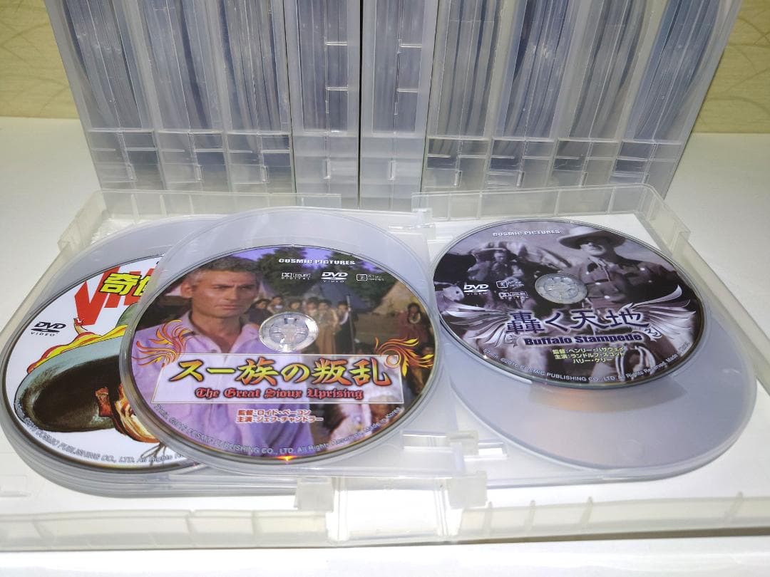 西部劇　名作洋画DVD　10点　Disc枚数100枚