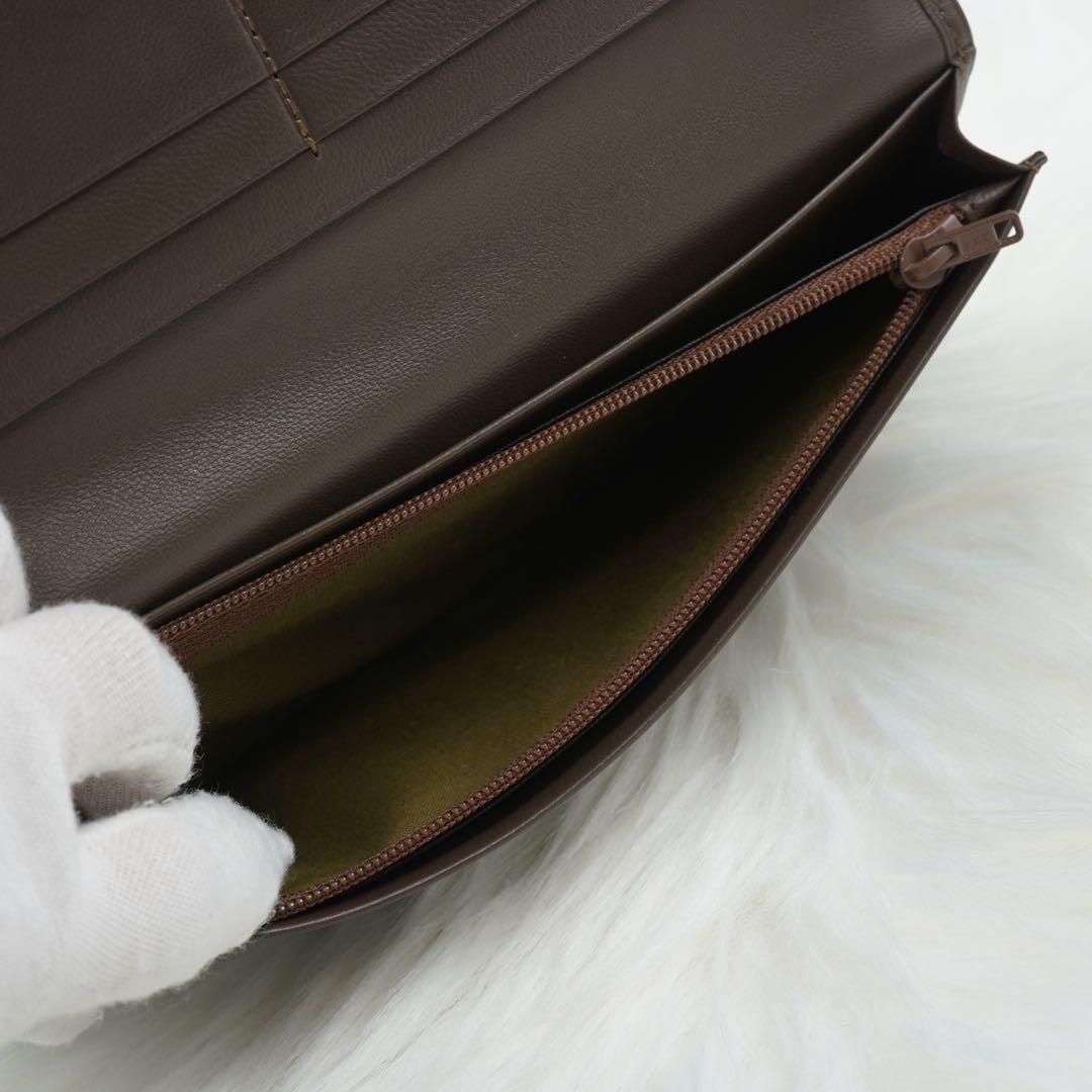 新品未使用品　箱付き　BURBERRY LONDON 長財布　ノバチェック　茶
