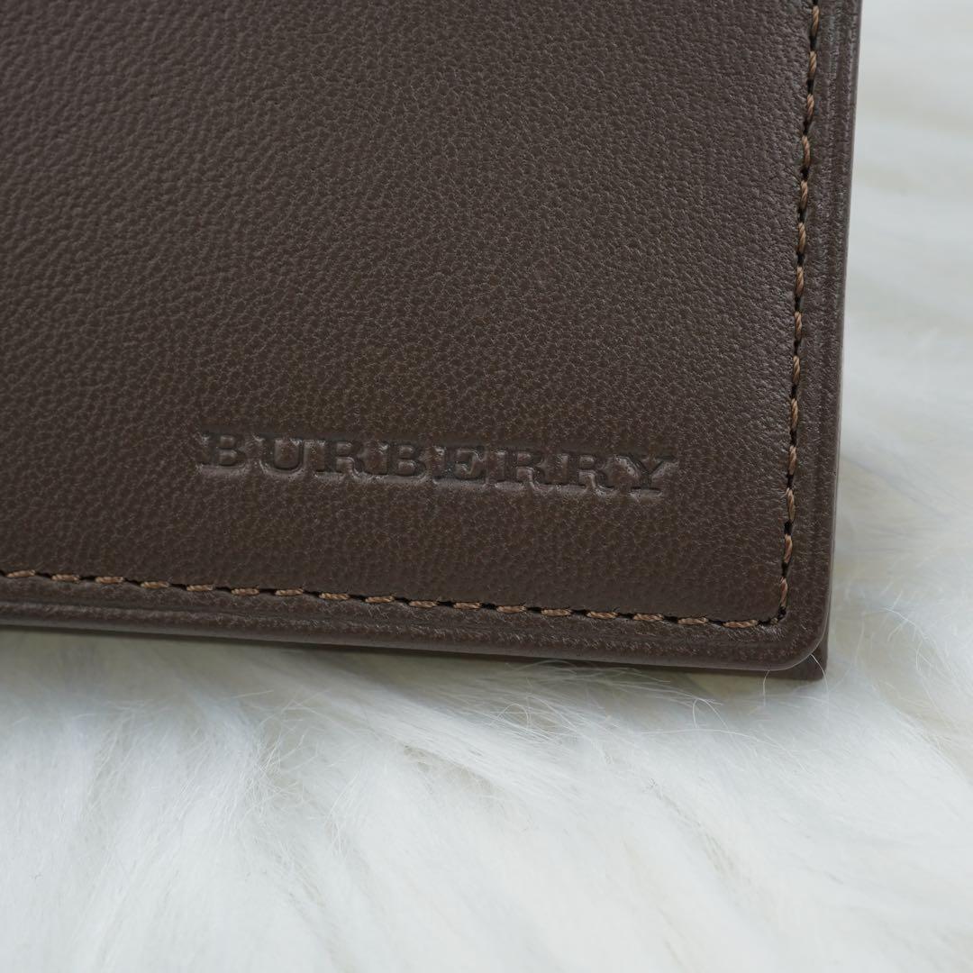 新品未使用品　箱付き　BURBERRY LONDON 長財布　ノバチェック　茶
