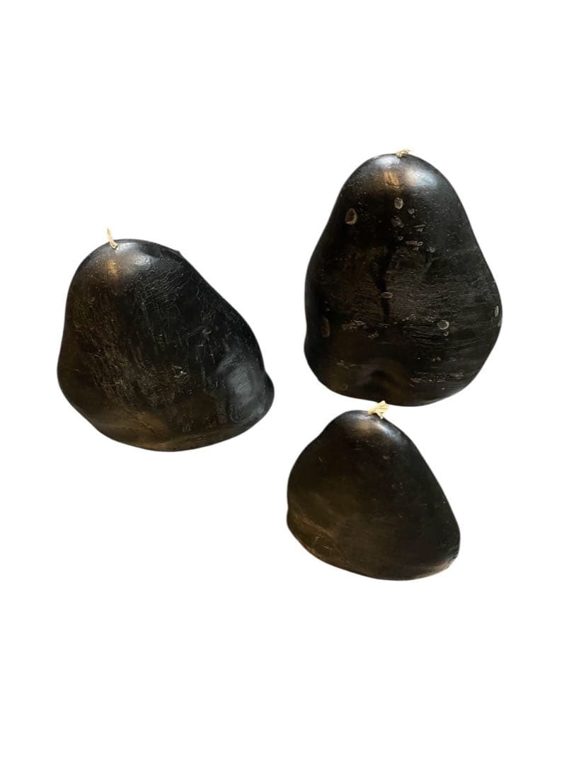 デザイナーキャンドル3個セット