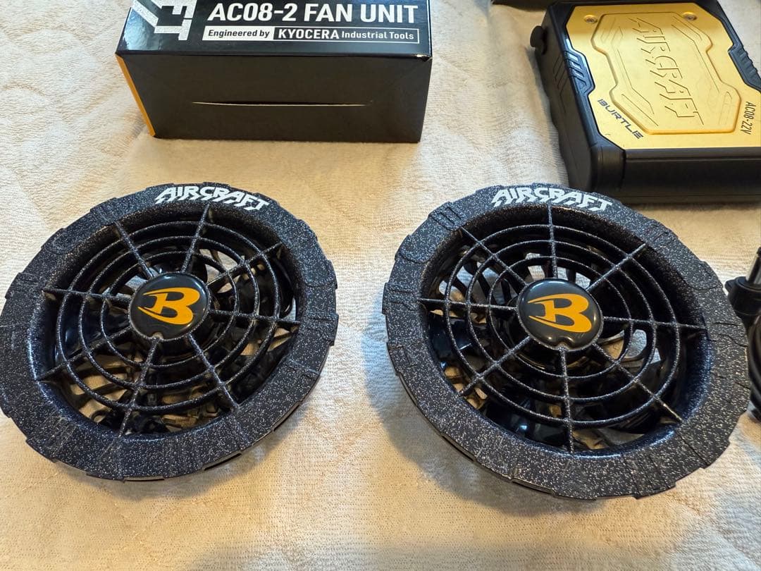 エアクラフト 22V ファン•バッテリー２個・空調服　フルセット