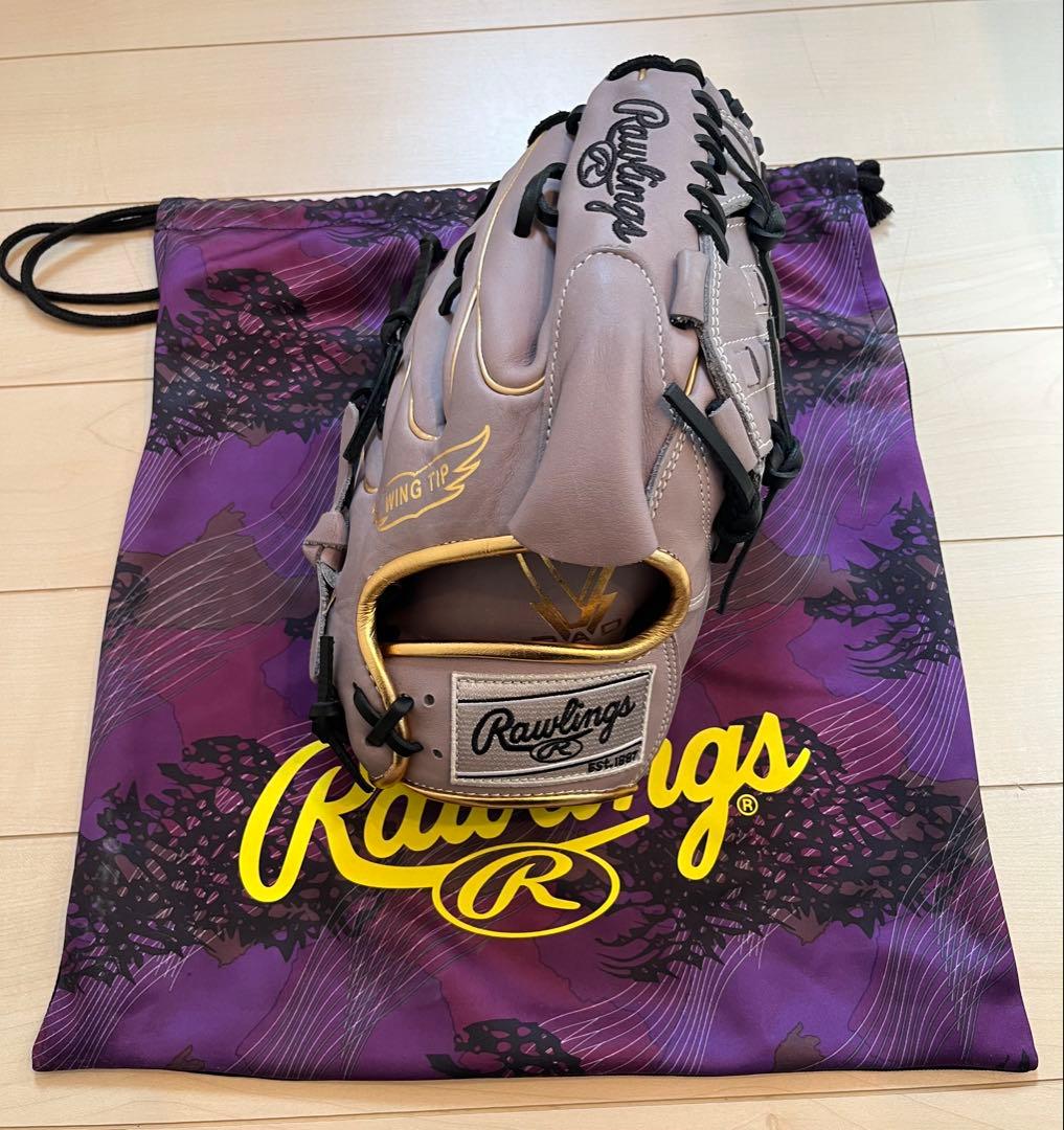 【美品】ローリングス 軟式グローブ 内野 大人用