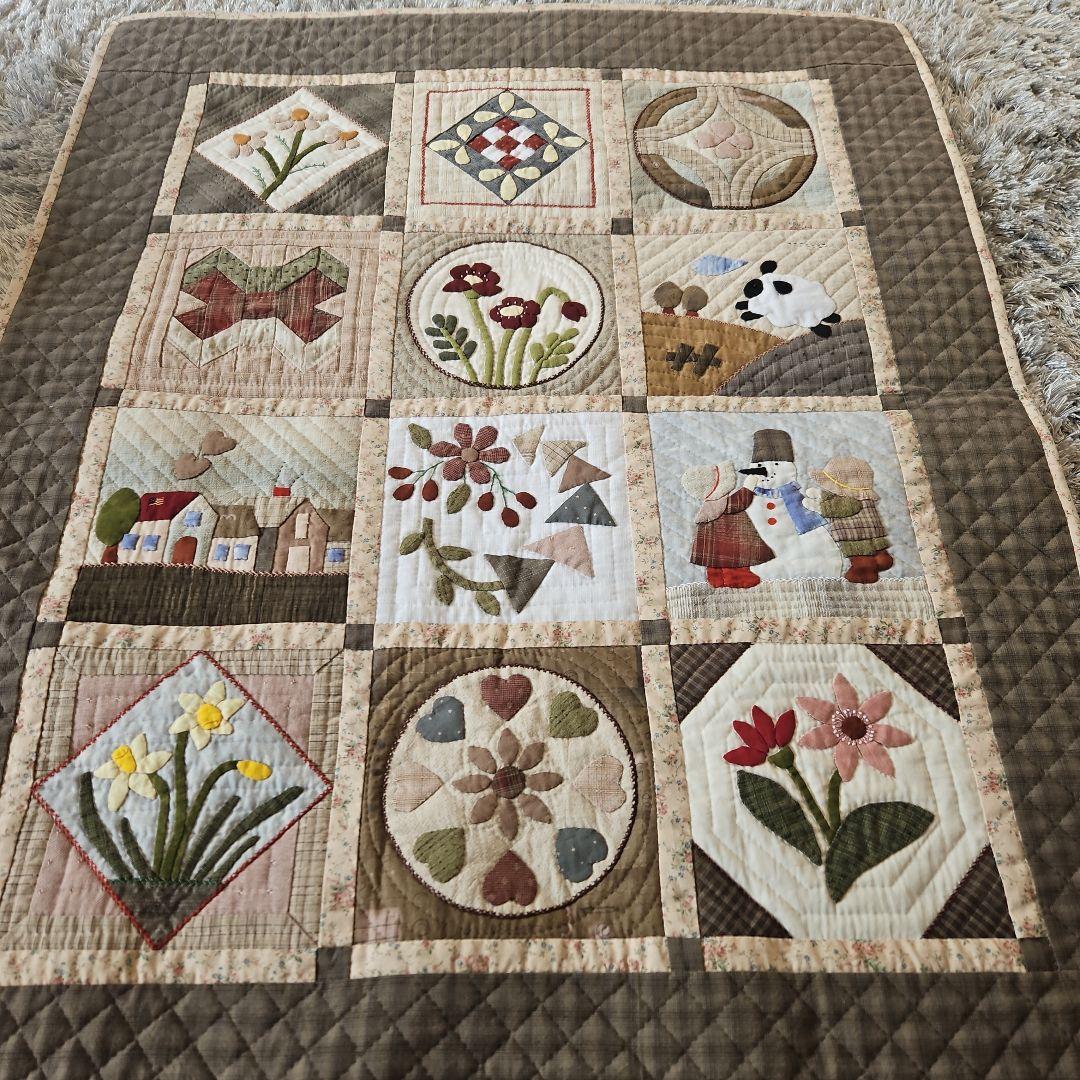 ✨マンスリーキルト✨パッチワークタペストリー