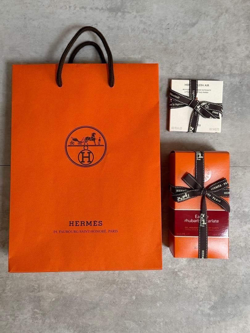 Hermès あぶらとり紙 ヘアー&ボディ シャワージェル 17000円相当