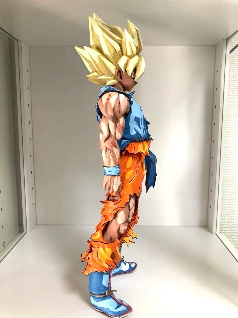 ドラゴンボール フィギュア リペイント 超サイヤ人 孫悟空 二次元彩色 SMSP