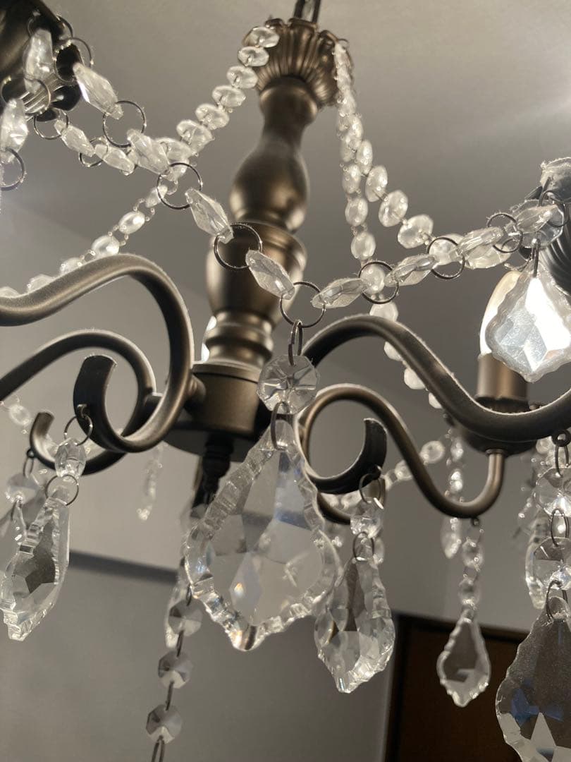 MILANDA ブロンズ シャンデリア 調光器セット