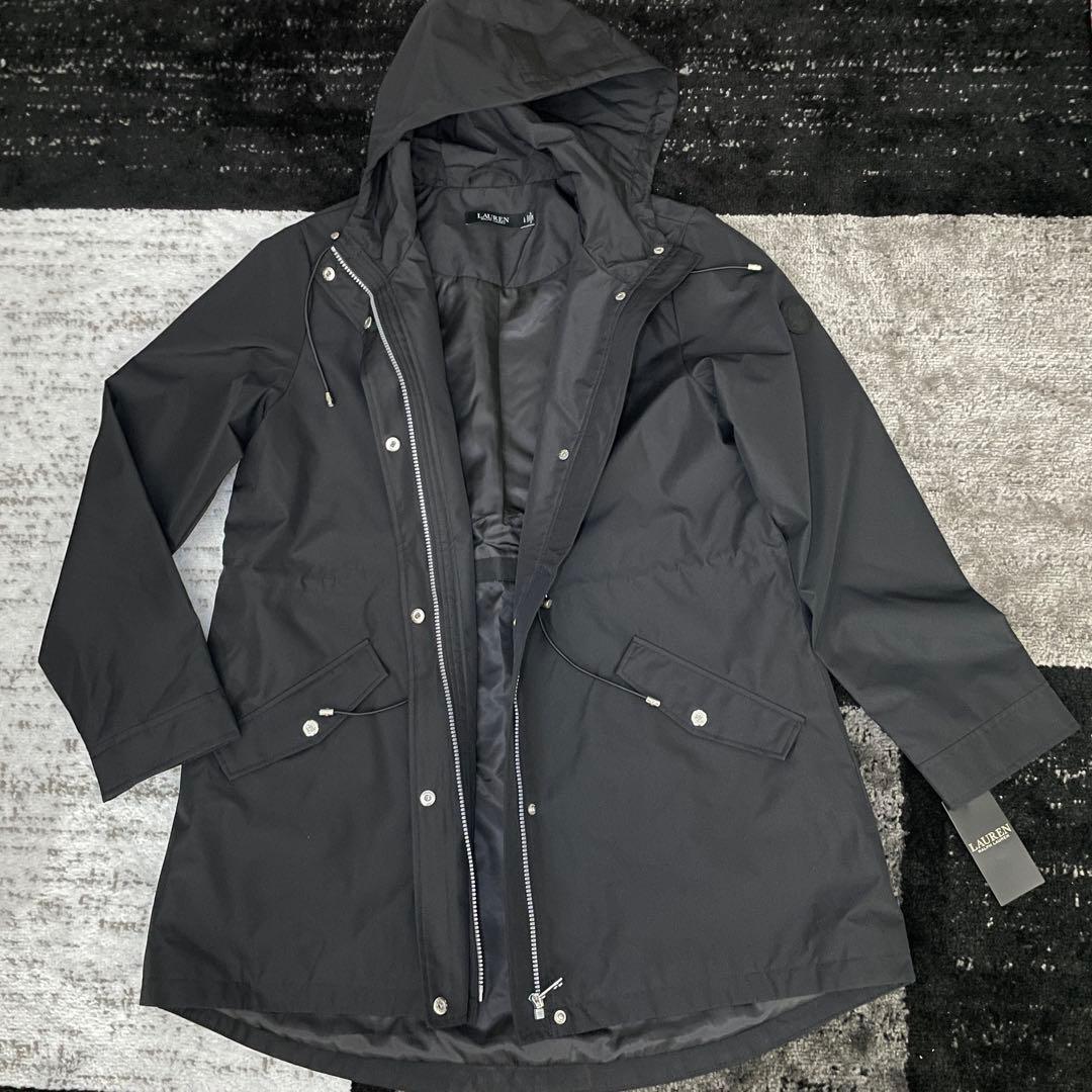 ラルフローレン ウィンドブレーカー モッズコート ブラック