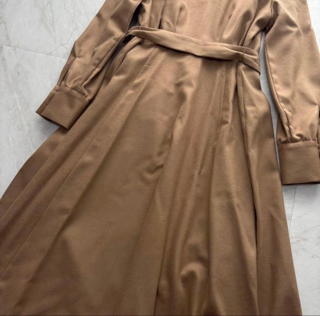 【2024年】ANAYI アナイ　ハイカウントフラノフレアロングワンピース　34