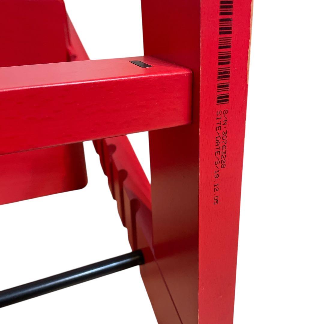 ストッケ　トリップトラップ　レッド　シリアル3 stokke ベビーチェア