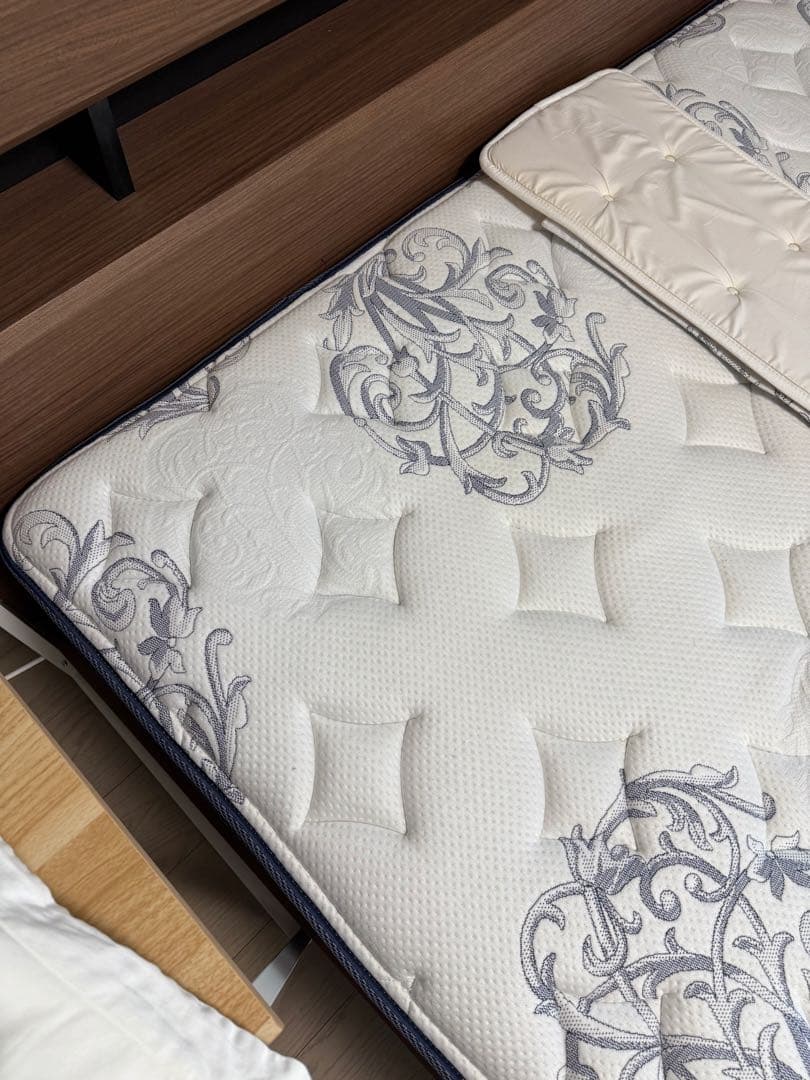 【送料概ね込】ニトリ クイーンベッドフレーム&マットレス