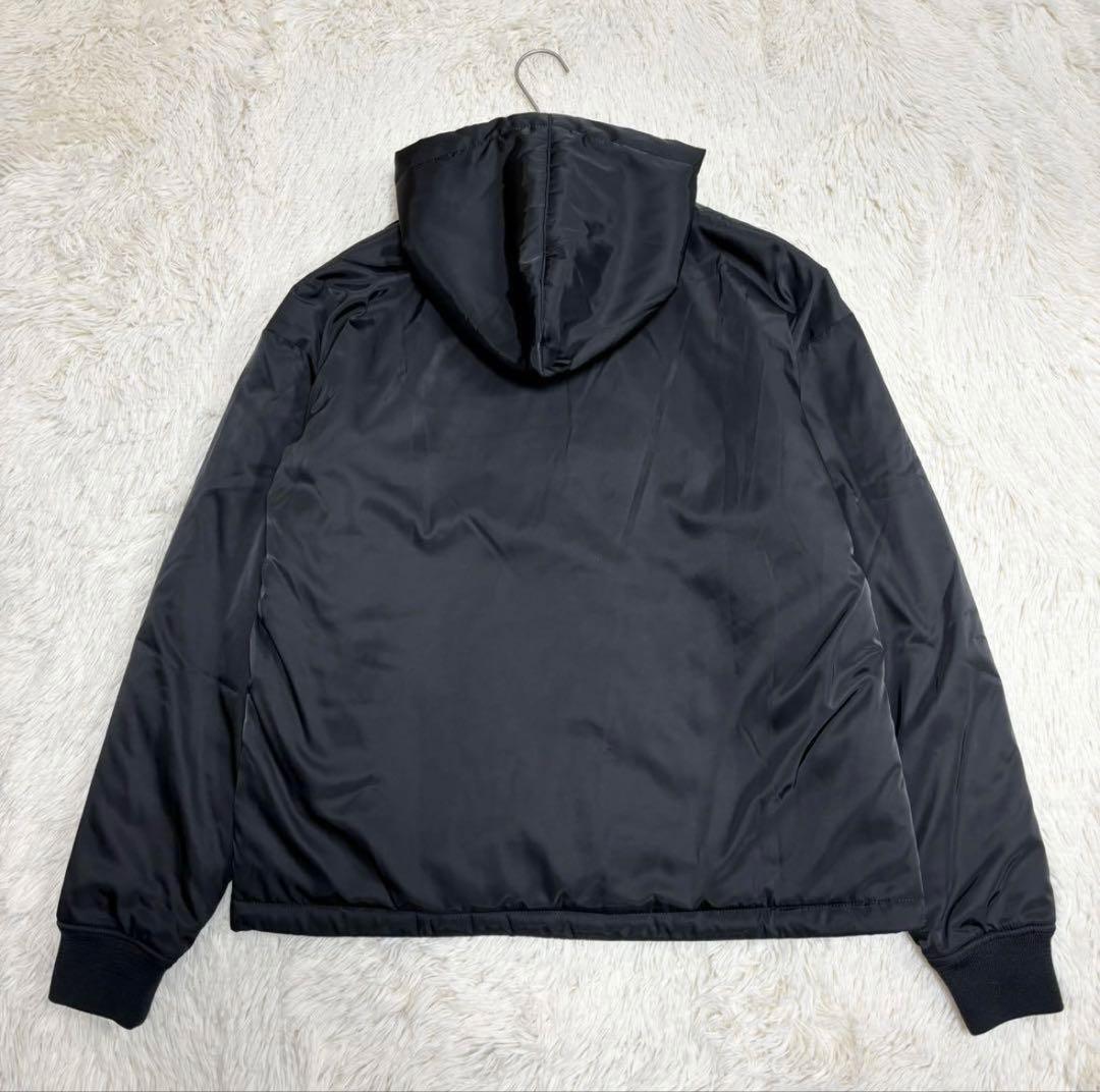 KITH プルオーバー 中綿フーディ 短丈 黒 S