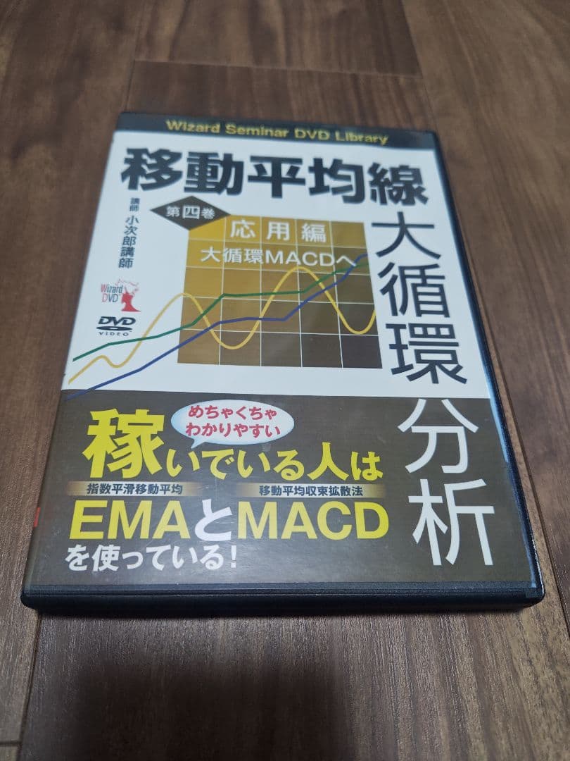 【No5】小次郎講師の移動平均線大循環分析等　ＤＶＤ８点