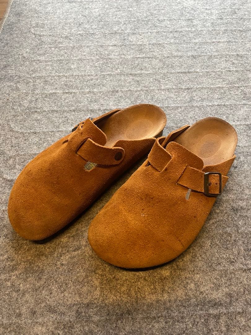 ビルケンシュトック　ボストン　サボ　スエード　　　サンダル　26.5cm