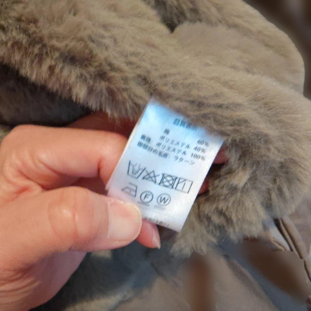 12時間限定クリスマス価格　ファー付きモッズコート　フリーサイズ　超暖かい