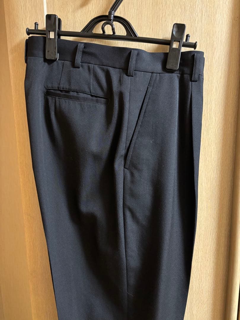 コムデギャルソンオムドゥ ウールギャバパンツ黒 サイズL 美品