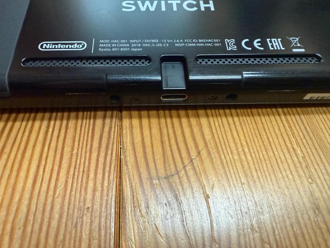 Nintendo Switch ネオンピンク/グリーン ジャンク品