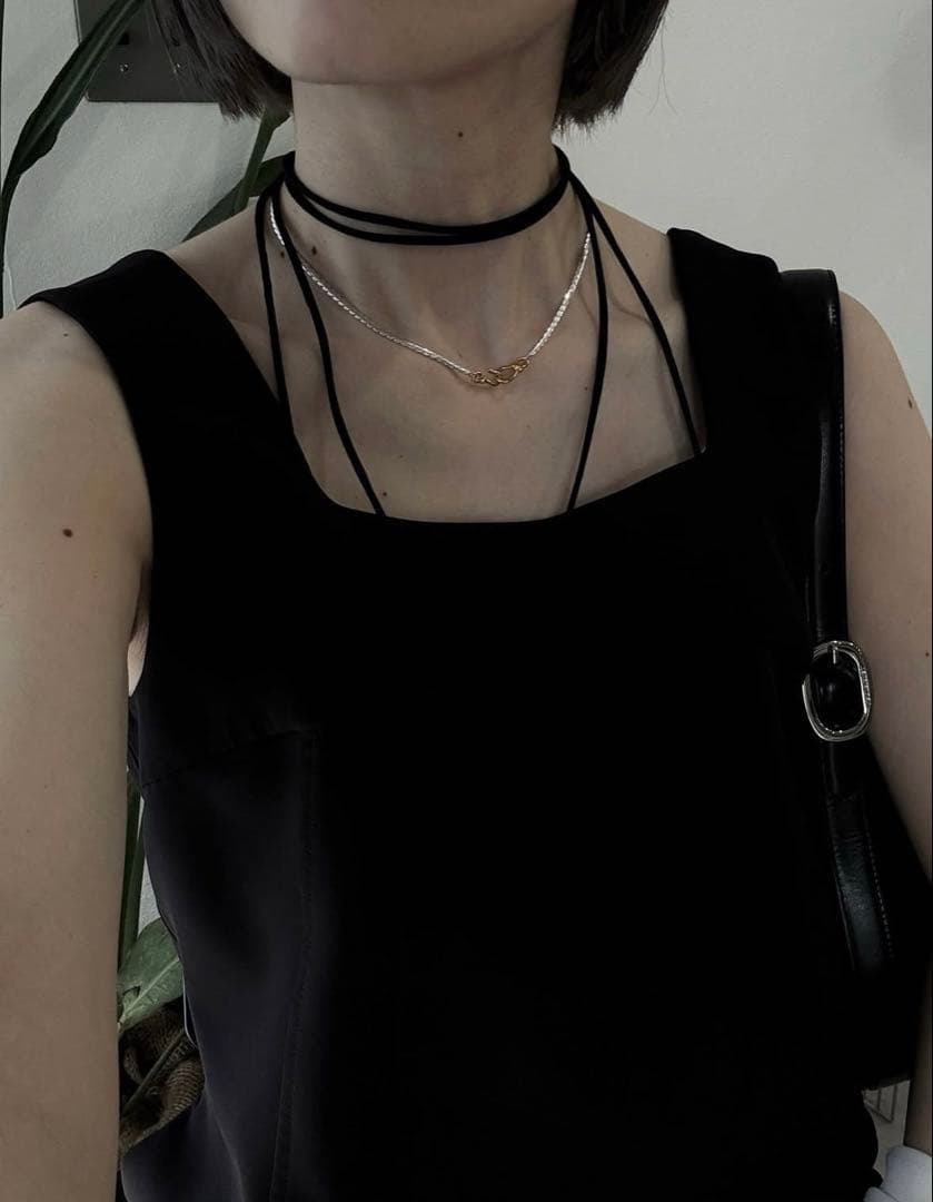 アクセサリー aiFauvirame Fern Flat Chain Necklace