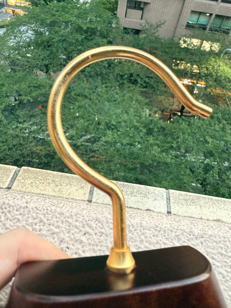 ♡ナカタハンガー　AUT-05　木製ハンガー　43cm　3本セット