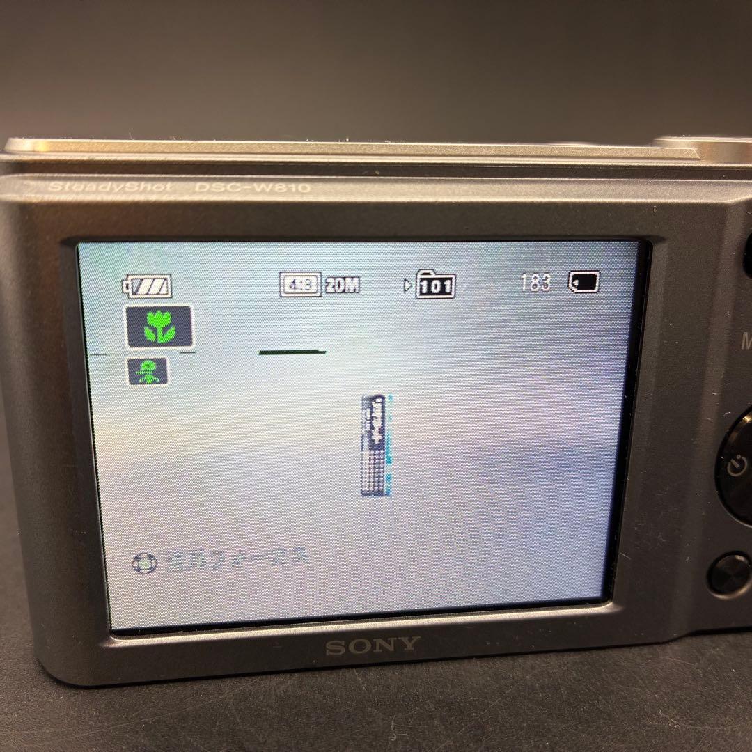 【動作OK】SONY CyberShot DSC-W810 ソニー　デジカメ