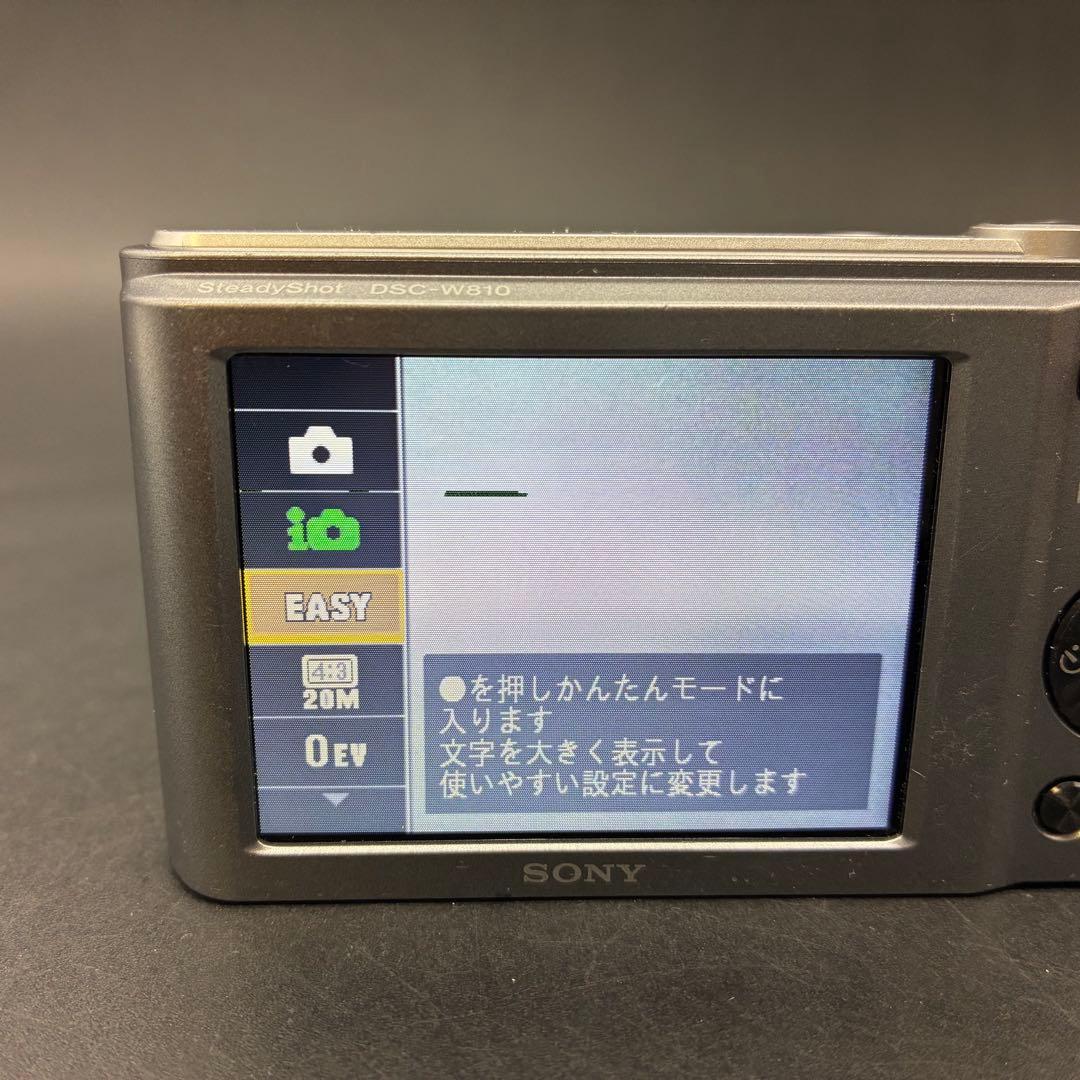 【動作OK】SONY CyberShot DSC-W810 ソニー　デジカメ