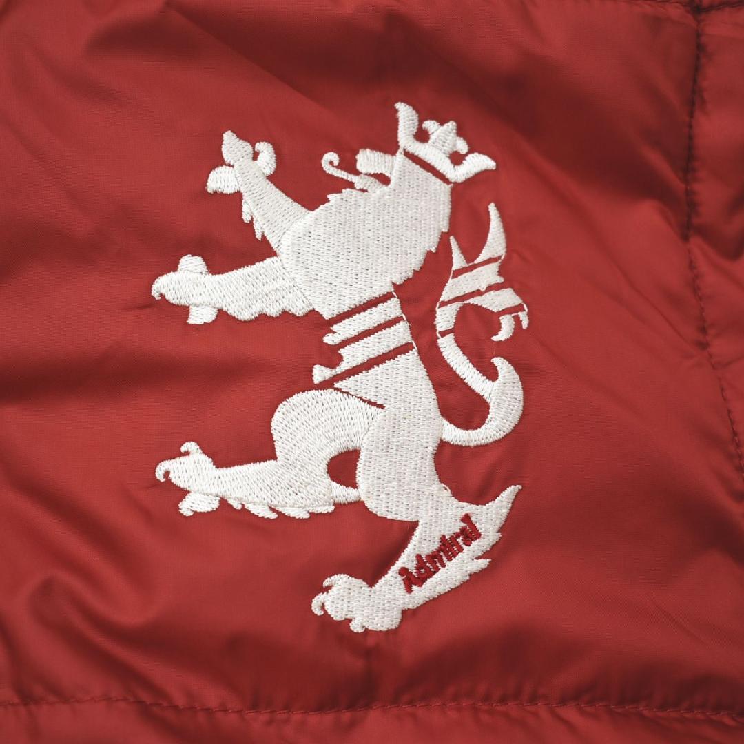 アドミラル 中綿 キルティング リバーシブル ベスト L ワインレッド