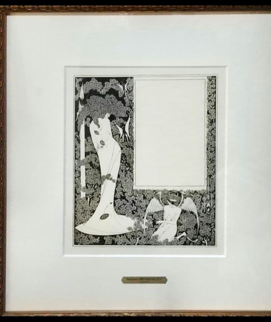 展覧会出品 夭折オーブリー・ビアズリー「サロメ」ラインブロク 5点セット