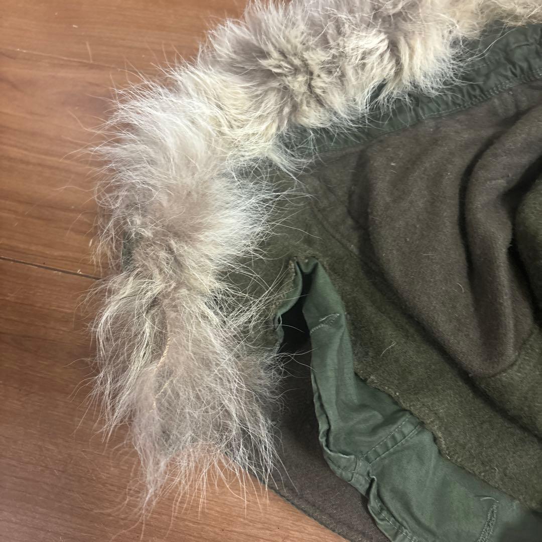 50s 米軍　実物　M51フード　M1951 PARKA コヨーテファ　⑫