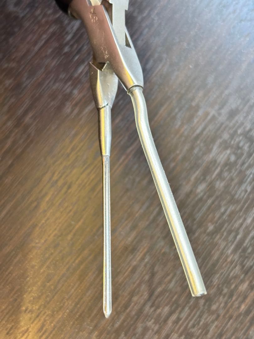 未使用品　シルバーアイロン 1.8ミリ超極細アイロン　廃盤品　 /レンツアイロン