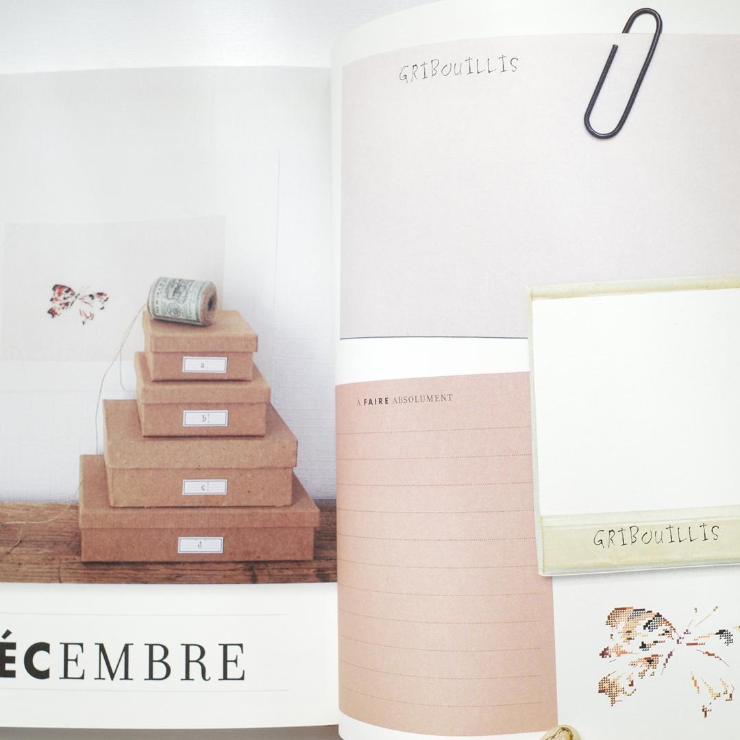 絶版クロスステッチMarie-Therese Saint-Aubin手帳