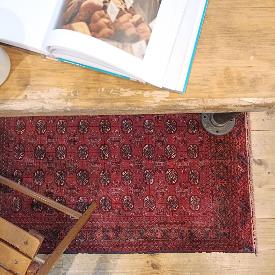 【値下げ依頼】ヴィンテージラグ　トライバルラグ　アフガンラグ　トルクメン