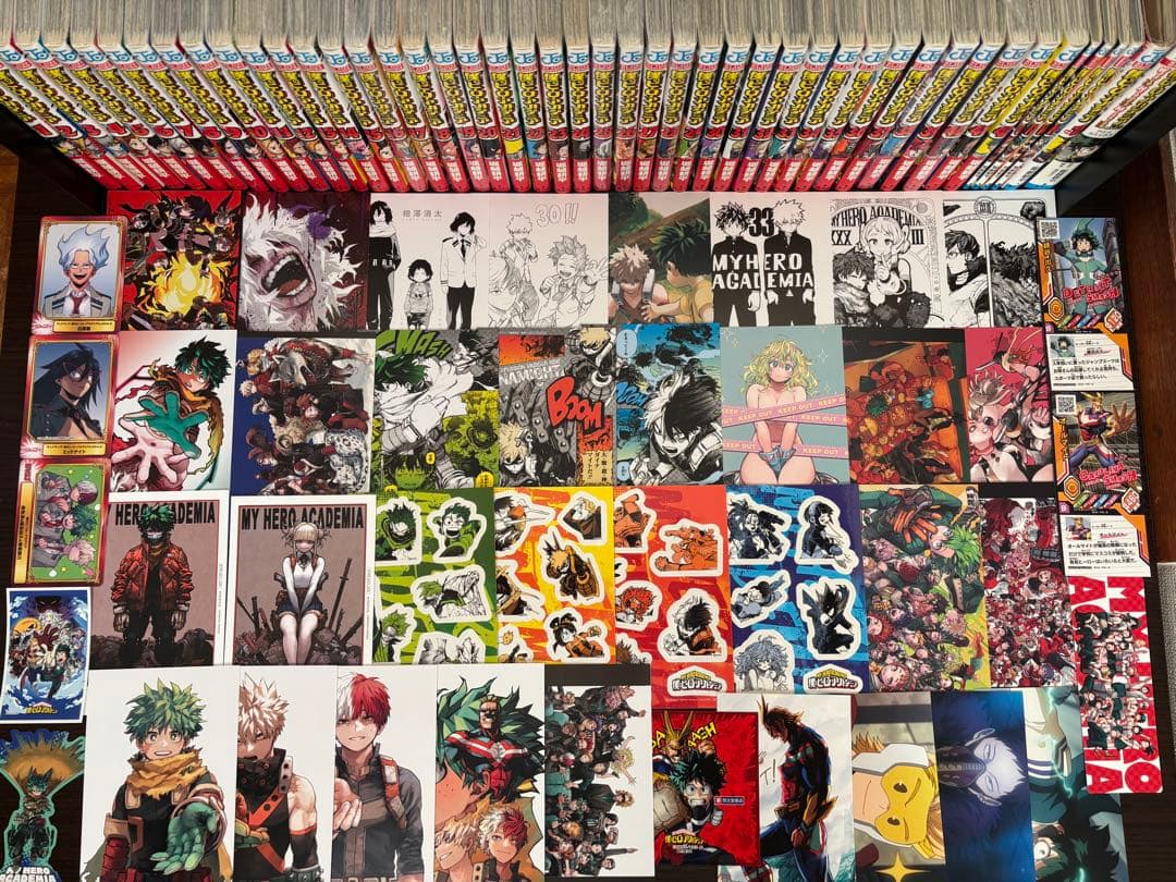 僕のヒーローアカデミア 1〜42巻 全巻初版 帯 チラシ 関連本6冊 特典多数