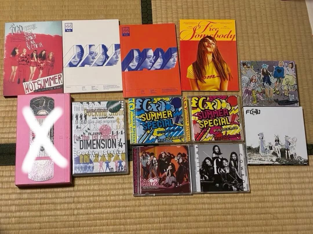 f(x) アルバム CD DVD 12点セット トレカなし
