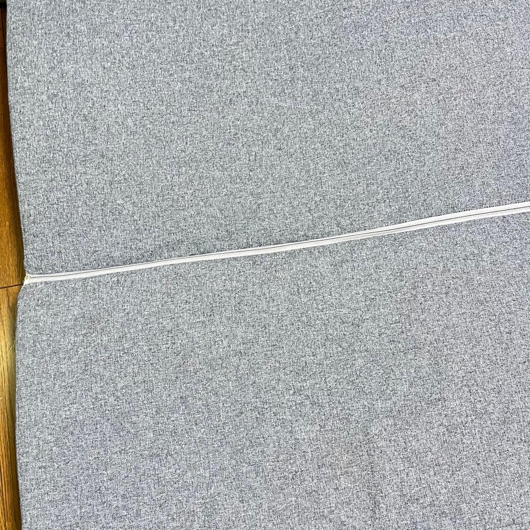 タンスのゲン　ソファベッド　クッション付き　ブルー