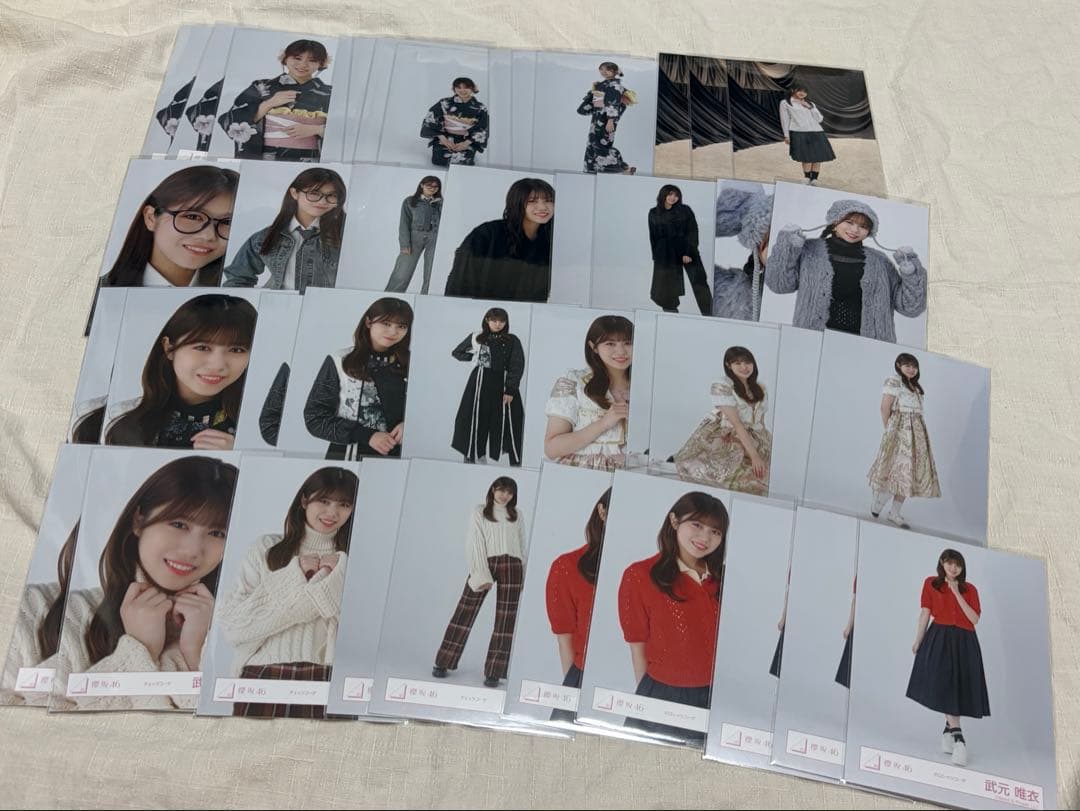 櫻坂46 武元唯衣 生写真 缶バッジ まとめ売り