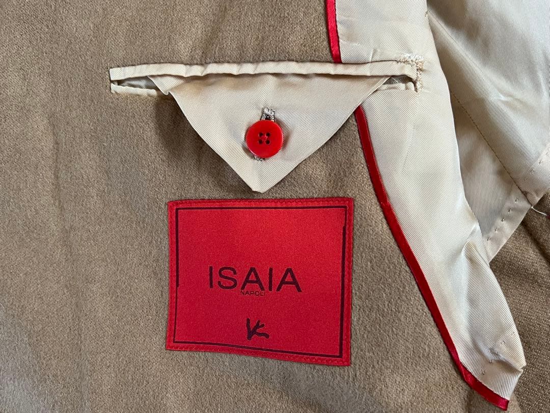 ISAIA イザイア CORTINA キャメルヘア 100% ジャケット 50