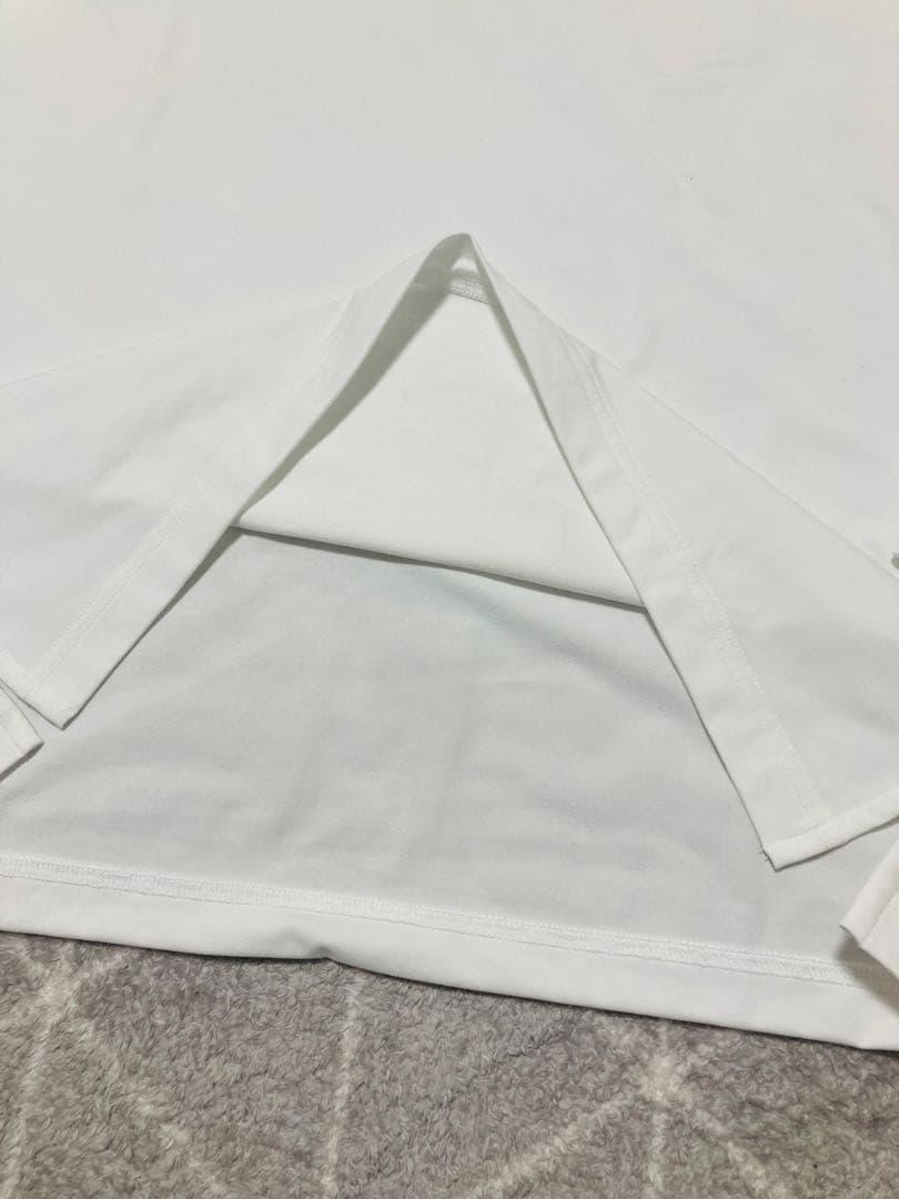 新品 パーリーゲイツ ジャックバニー 起毛ベア天 モックネックシャツ(4)M/白