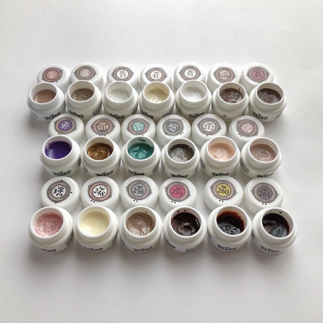 お得☆VETRO カラージェル162色＆パーツ類セット