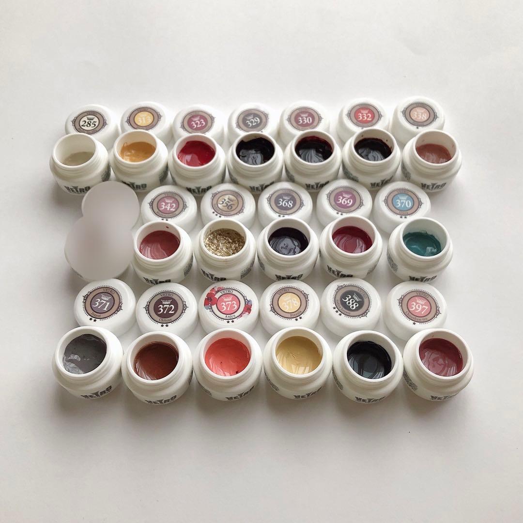 お得☆VETRO カラージェル162色＆パーツ類セット