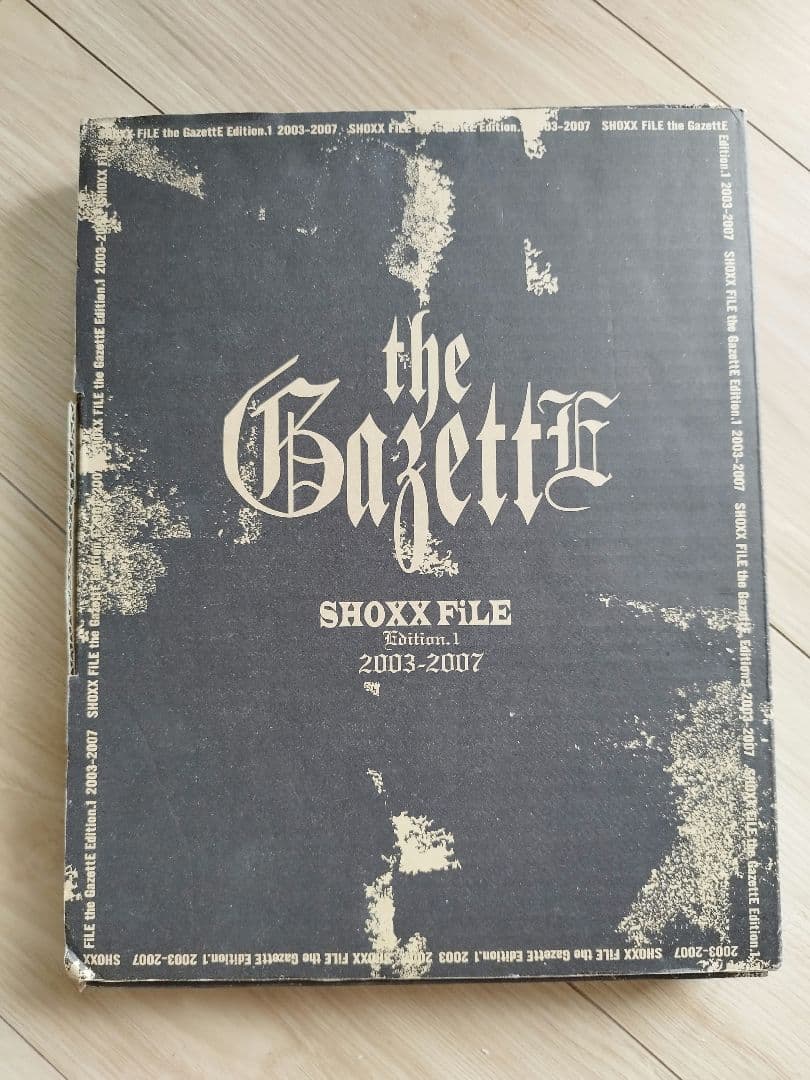 the GazetteE SHOXX File Edition.1 ガゼット