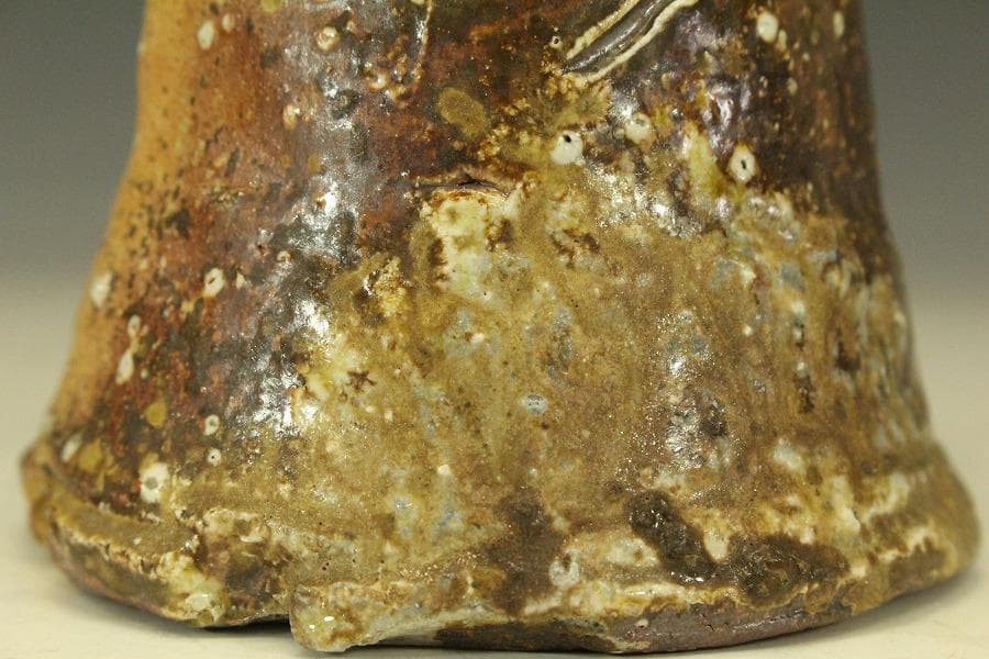 信楽焼 高橋楽斎 花入 花器 花瓶 共箱 916